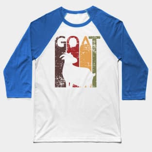 Funny Goat Farmer Retro Vintage For Goat Milk Love Baseball T-Shirt